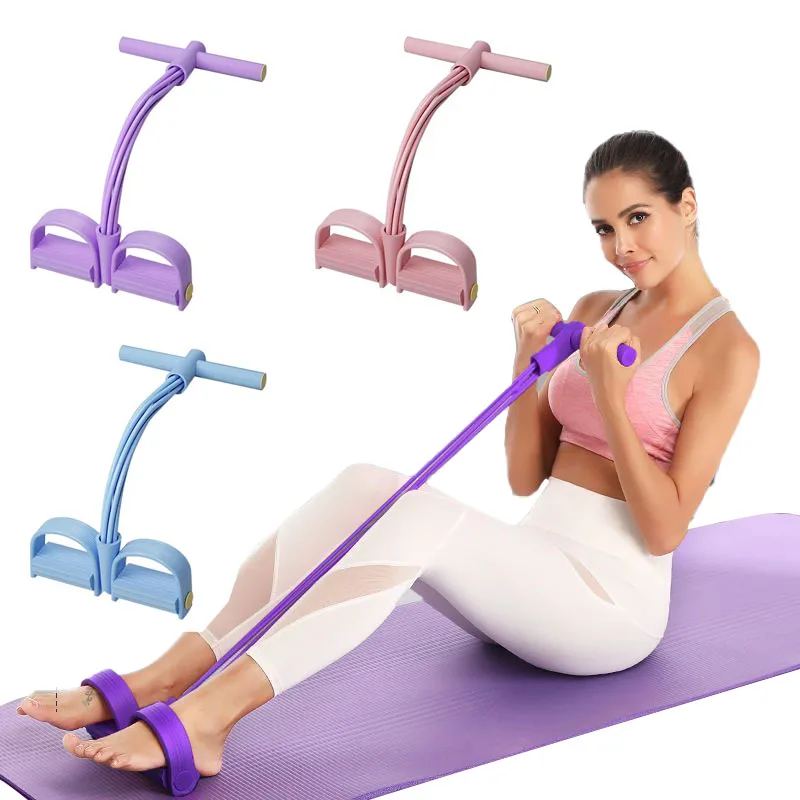 Bande de Résistance 6 Tubes – Bandes Élastiques Multifunctions pour Fitness et Yoga